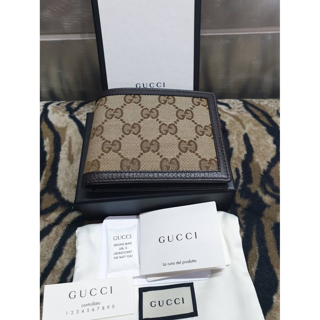 กระเป๋าสตางค์ชาย Gucci ของแท้ มือหนึ่ง 100% ไม่แพง