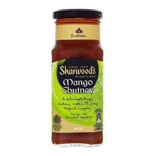 Sharwoods Smooth Mango Chutney 360g  ชาร์วูดสมูทมะม่วงแช่อิ่ม 360 กรัม