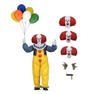 โมเดล NECA 45460 Clown back to the soul IT 1990 old version 7 นิ้ว แฮนด์เมด