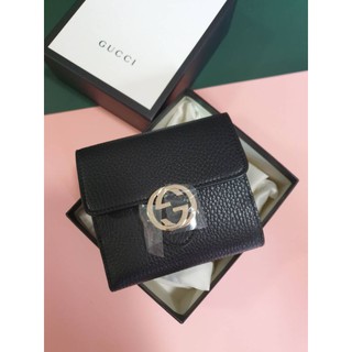 (แท้100%) Gucci Small Interlock Wallet