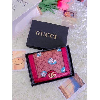 กระเป๋าตังค์ Gucci x โดเรม่อน ใบสั้น