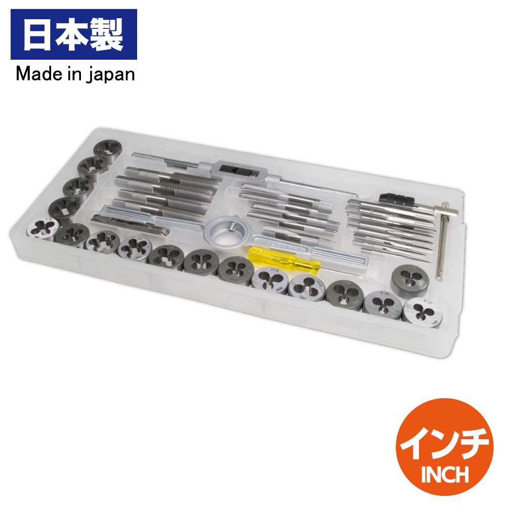 Astro Products ชุดต๊าปดายทังสเตน นิ้ว 40ชิ้น / Inch Tap Die Set UNC UNF NPT 40pc