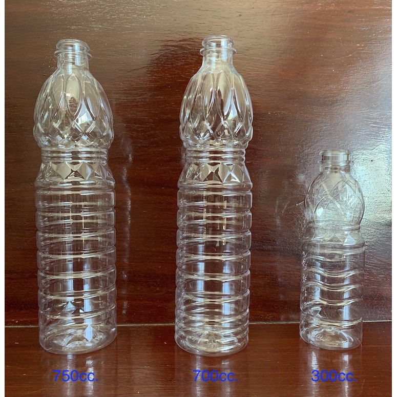 ขวดพลาสติก ขวด PET ขวดพลาสติกใส สำหรับใส่น้ำปลา ขนาด 300/700/750cc.