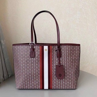 Tory Burch 53303 Gemini Link Tote Royal Burgundy