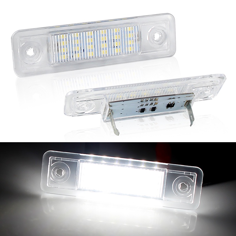 2 ชิ้นสําหรับ Opel Corsa Vectra B Astra FG Omega AB Zafira A Signum LED ไม่มีข้อผิดพลาด Canbus รถป้ายทะเบียนโคมไฟอัตโนมัติ