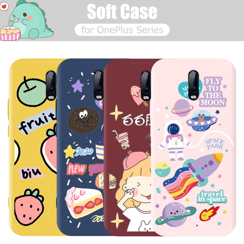OnePlus 6 6T 7 One Plus 7T 8 Pro กรณี  Space Soft TPU Case