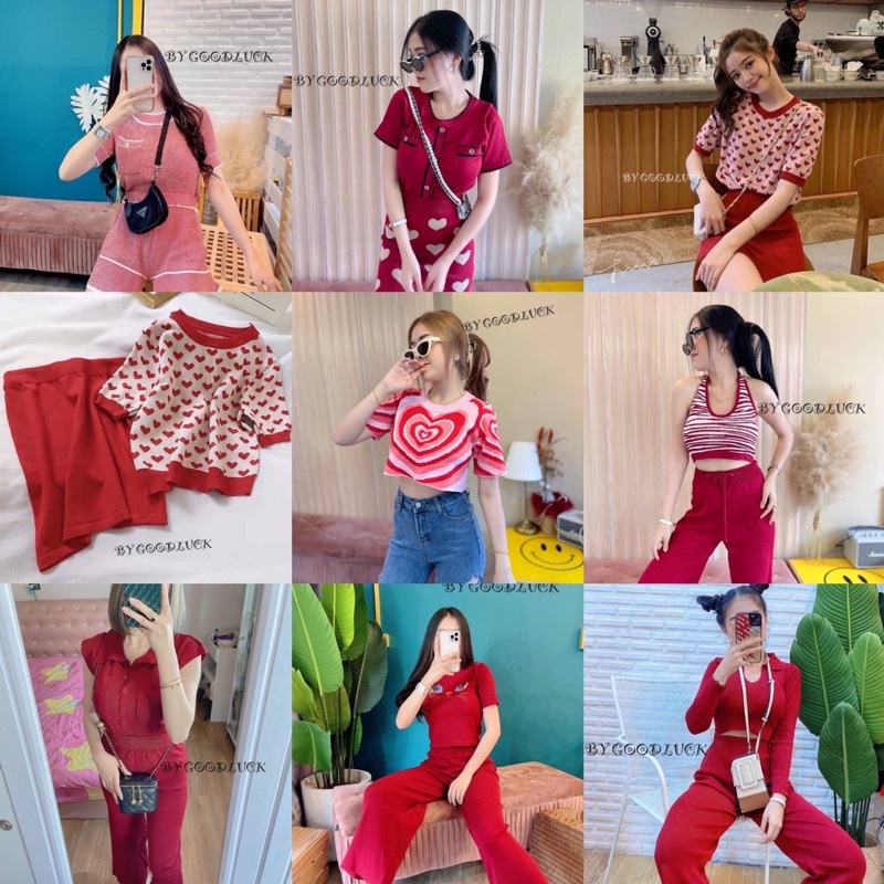 SpinnyHouse เสื้อสีแดง เดรสไหมพรม เสื้อไหมพรม ตรุษจีน ซินเจีย ยู่อี่ ซินนี้ฮวดไช้ จัดมาให้ค้าบๆๆ