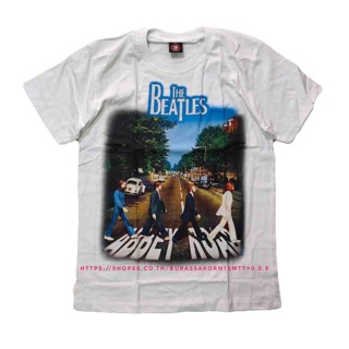 เสื้อยืดผ้าฝ้าย เสื้อวง The Beatles t-shirts เสื้อยืดวง The Beatles