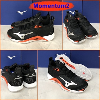 Mizuno Wave Momentum 2 สุดยอดรองเท้าอินดอร์ หรูหรา สีสวย พื้นหนา นุ่มใส่สบายเท้า เบา น่าใช้ V1GA211205