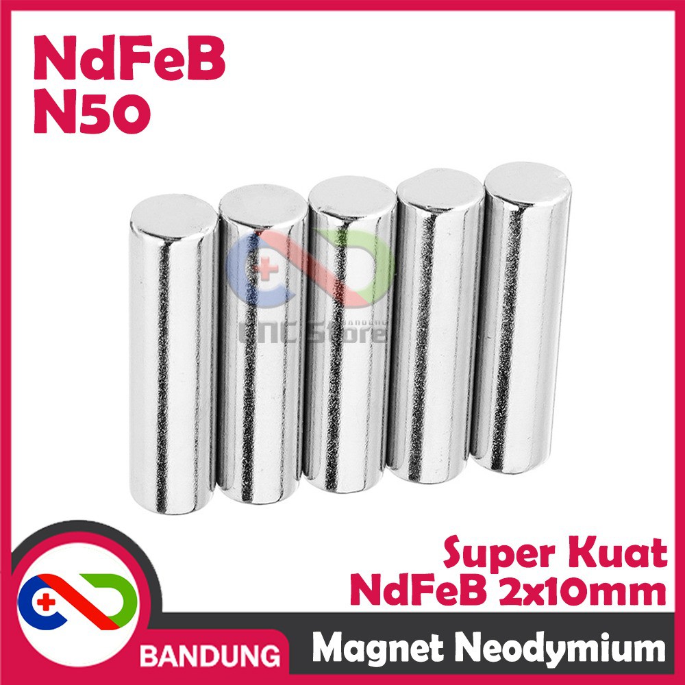 กลมถาวร NEODYMIUM MAGNET 2X10MM