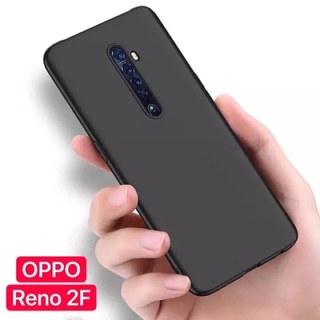 Case OPPO Reno2F เคสโทรศัพท์ออฟโบ้ Oppo Reno 2F เคสนิ่ม tpu เคสสีดําสีแดง เคสซิลิโคน สวยและบางมาก