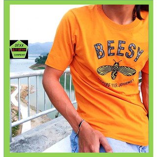 Beesy เสื้อคอกลม  ชาย หญิง  รุ่น Freeway สีเหลือง