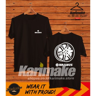 เสื้อยืดผ้าฝ้ายพิมพ์ลายขายดี เสื้อยืด ลาย Brabus Monoblock Rims 6 สําหรับยานยนต์