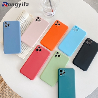 For OPPO Reno 5 Pro Realme X7 Find X2 Pro V5 A92S 5G Phone Case Candy Color Colorful Fine Hole Plain Matte Fresh Simple Cute Solid Color Liquid Soft Silicone TPU Case Back Cover