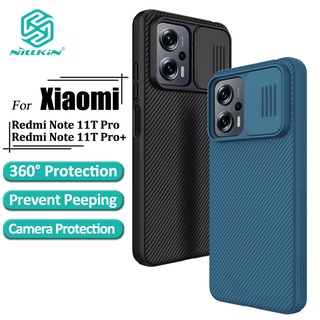 Nillkin CamShield เคสโทรศัพท์ Xiaomi Redmi Note 12T Pro / Note 11T Pro / Note 11T Pro Plus 5G เคสกล้อง เลื่อน ป้องกัน หรูหรา แข็ง PC กันกระแทก เคสด้านหลัง