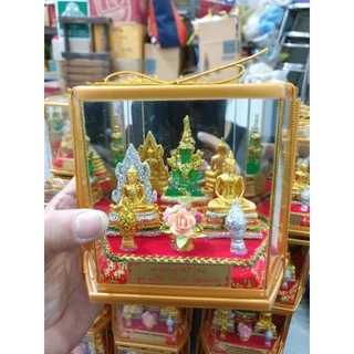 ตู้พระคู่บ้าน1" ตู้มงคลกระจก ชินราช พระแก้ว โสธร
