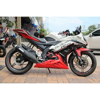 อกล่างแต่งพร้อมทำสีแดง STORM สำหรับ YAMAHA R15 ปี 2015-2018