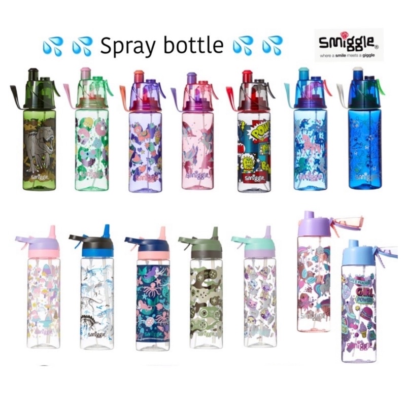✅ สมิกเกอร์ smiggle spray bottle spritz💰จ่ายปลายทางได้💵  แท้💯