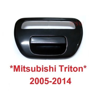 A266 อะไหล่! สีดำ มือเปิดท้ายกระบะ MITSUBISHI TRITON L200 2005-2015 มิตซูบิชิ ไทรทัน มือเปิดท้ายรถ มือดึงท้าย ฝาท้าย