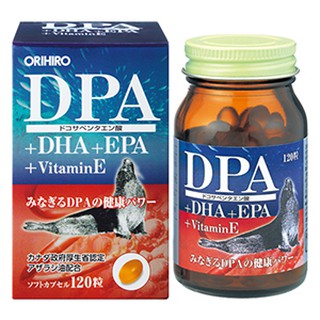 ORIHIRO DPA + DHA + EPA capsule 120 แคปซูล / 30 วัน / Seal oil / ผลิตภัณฑ์เสริมอาหาร / ส่งตรงจากญี่ปุ่น