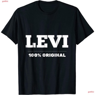 เสื้อยืดยอดนิยม Levi Gift Shirt / Levi Personalized Name Birthday TShirt Mens Womens T-shirts