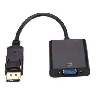 อะแดปเตอร์แปลงสายเคเบิ้ล 1080 P DP Displayport Male to VGA Female