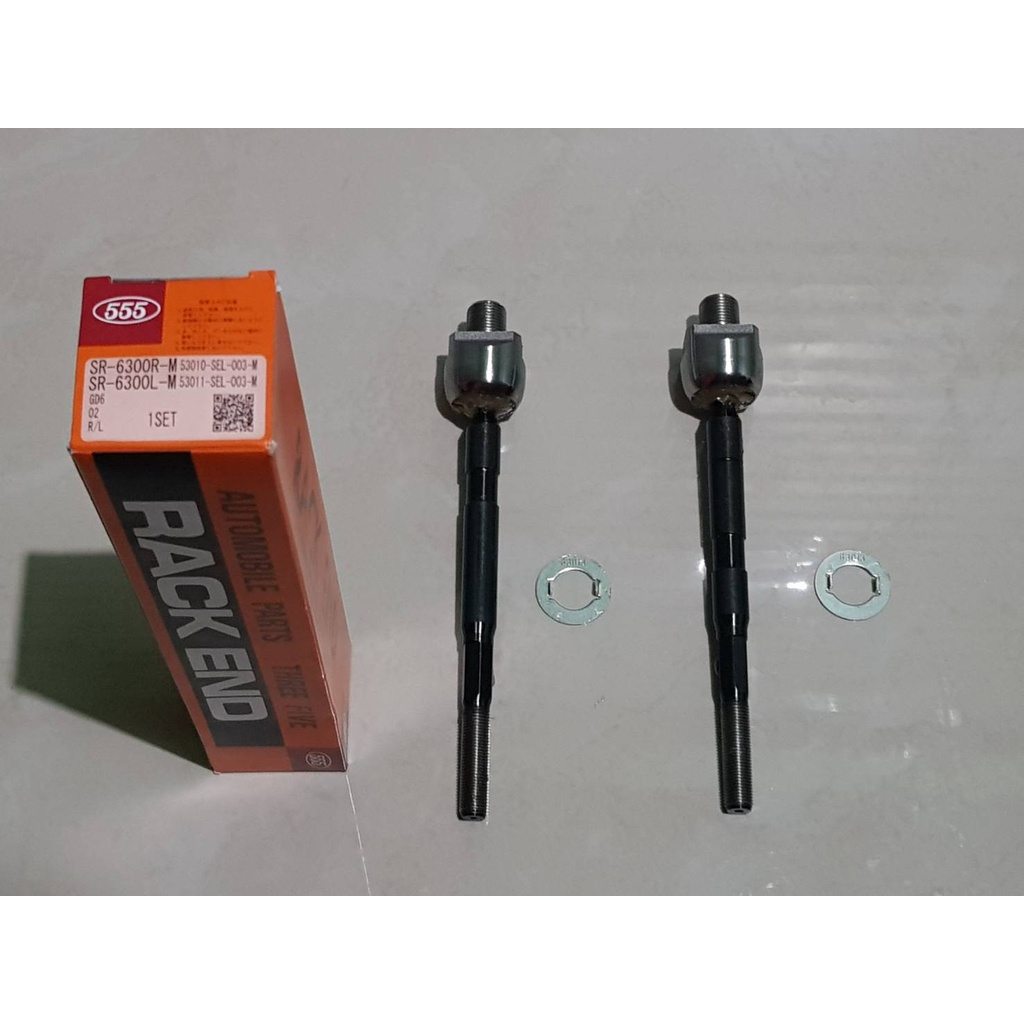 ลูกหมากแร็ค(ไม้ตีกล่อง) HONDA  JAZZ,CITY ปี2003-2007,L15A   555แท้ๆ  คู่ละ850บาท