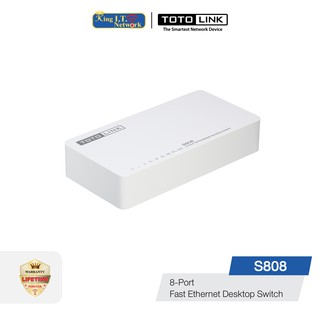 TOTOLINK (S808) 8-Port 10/100Mbps Desktop Switch