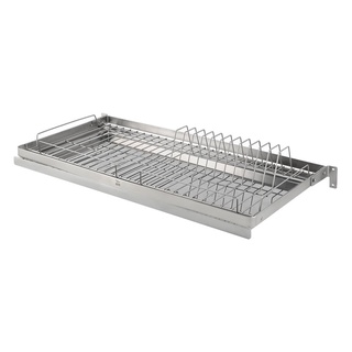 ชั้นคว่ำจาน และแก้วสเตนเลสติดผนัง KECH PANEL 60ซม.STAINLESS STEEL WALL-MOUNTED DISH AND CUP DRAINER KECH PANEL 60CM