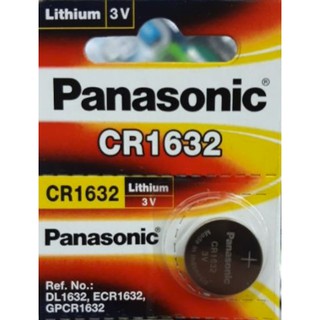 ถ่าน Panasonic CR1632 3V สีแดง จำนวน 1 ก้อน ของแท้