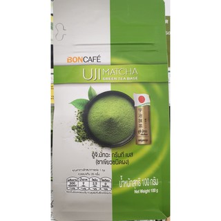 อูจิ มัทฉะ กรีนที เบสUji Matcha Green Tea Base ชาเขียวพรีเมี่ยมแท้พร้อมชงจากญี่ปุ่น  (100 กรัม)