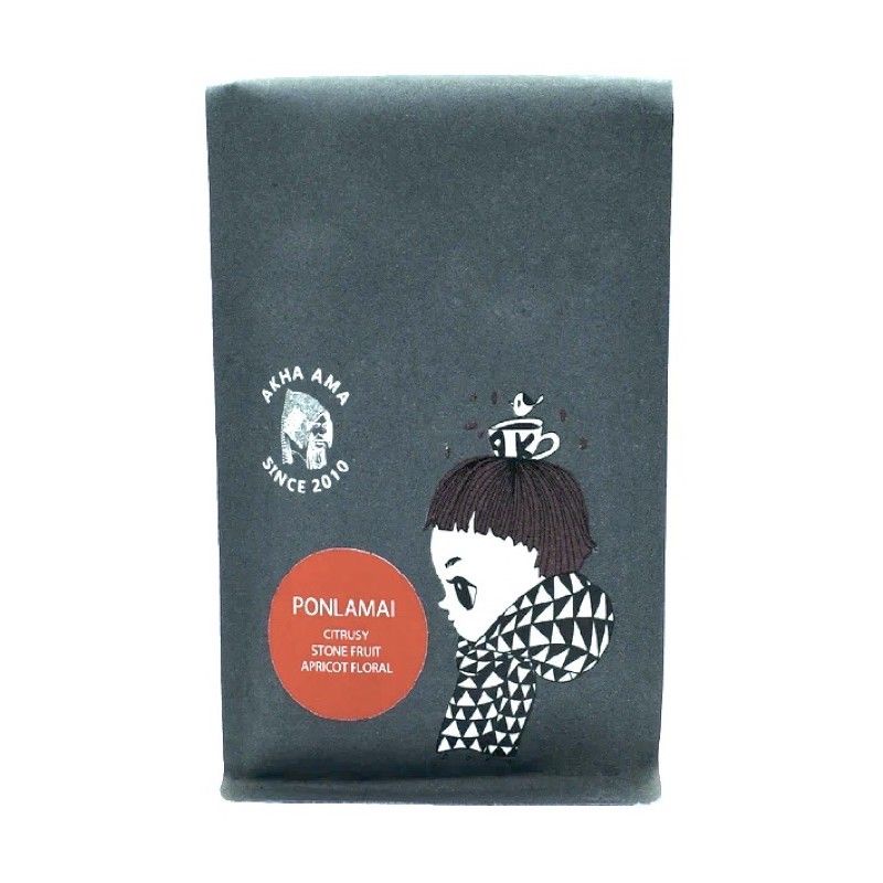 Akha Ama Coffee คั่วใหม่ Full City 250g เมล็ดกาแฟคั่วบด อาข่า อาม่า (คั่วอ่อน / Light )