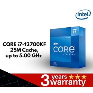 CPU (ซีพียู) 1700 INTEL CORE I7-12700KF 3.6 GHz รับประกัน 3 - Y