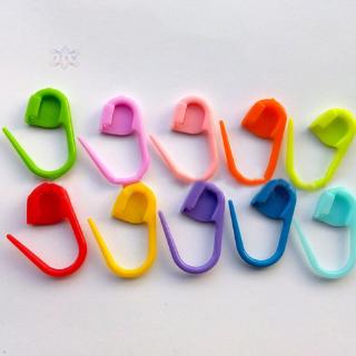 Simple Knitting Crochet Plastic Locking Stitch Markers Stitch Colorful Needle Clip Sweater Knit Tool Mark Clasp @TH