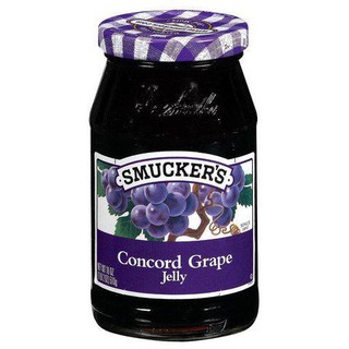 Smucker Jam Grape 340g สมัคเกอร์แยมองุ่น 340 กรัม