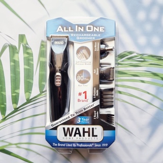 เครื่องโกนหนวด กันจอน ออลอินวัน แบบชาร์จได้ All-In-One Rechargeable Trimmer/Grooming Kit Model 9685-200 (Wahl®) ตัดขนหู จมูก และขนบนใบหน้า