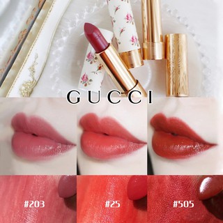 สินค้าพร้อมส่ง GUCCI กลีบลิปสติกขนาดทดลอง   508#  500#  25#  203#  1.3g