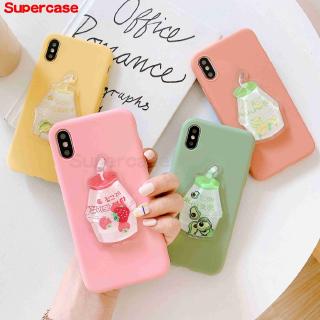 Samsung Galaxy A42 A12 A32 5G A72 A52 A02s M51 M31s S21 Plus Ultra Cases Cartoon Banana Milk Strawberry fruit Soft Back Cover