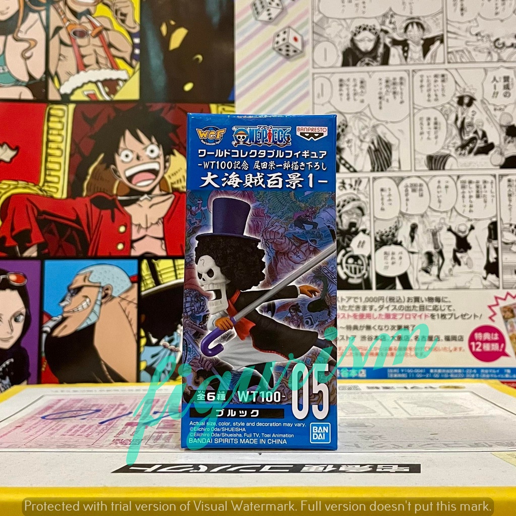 🔥 WCF Brook บรู๊ค WT100 World Top 100 Series one piece วันพีซ Vol.1 wt 05 🔥 แท้ ญี่ปุ่น💯