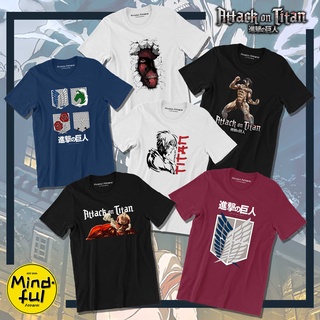 ATTACK ON TITAN GRAPHIC TEES | MINDFUL APPARELเสื้อยืด