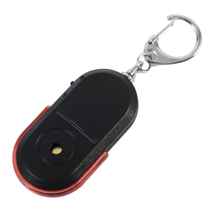 ☞【finelife】Anti-Lost Alarm Key Finder Useful Whistle LED Light Locator Finder Keychain♪