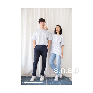 เสื้อยืด คอกลม s.n.a.p : Everyday Tshirt (Grey)