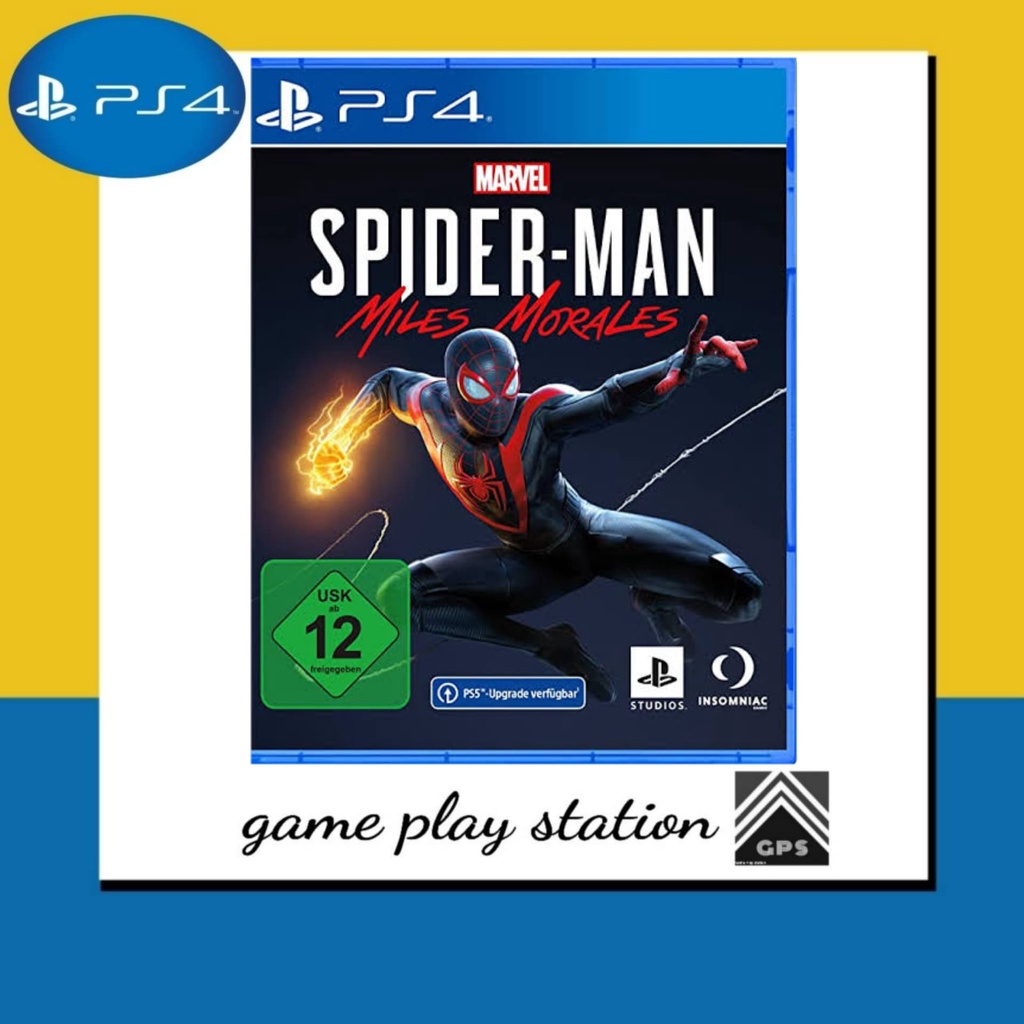 ps4 marvel spiderman miles morales ( english zone2 ) Shopee Thailand