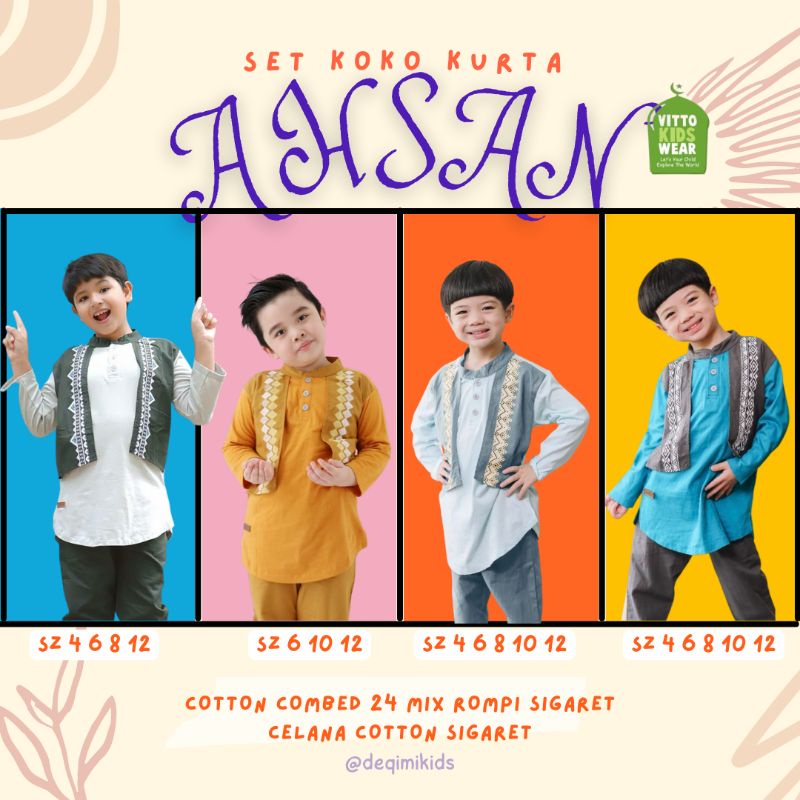 Ahsan KOKO KURTA SET โดย VITTO