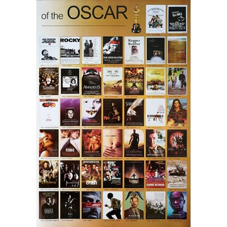 โปสเตอร์ หนัง ออสก้า OSCAR (1973-2016) POSTER 24”x35” Inch Academy Awards Best Films 44 Movie Motion Picture