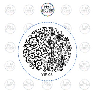แผ่นปั้มเล็บ YJF-008