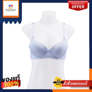 เสื้อชั้นในดันทรง สีฟ้า ไซส์ 32B PUSH UP LACE BRA BLUE COLOR SIZE 32B