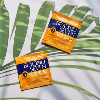 โอกาโมโต ถุงยางอนามัยญี่ปุ่น รุ่นบางเฉียบ Beyond Seven : Sheerlon Latex Condom 53mm 5, 10 or 20 Pieces (OKAMOTO®)