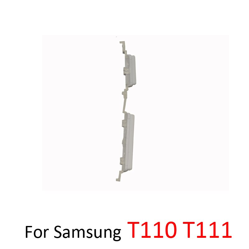 ปุ่มปรับระดับเสียง สําหรับ Samsung Galaxy Tab 3 Lite 7.0 T110 T111 โทรศัพท์ แท็บเล็ต อะไหล่ปุ่มด้านข้าง สีดํา สีขาว