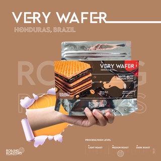 Rolling Roasters VERY WAFER BLEND เมล็ดกาแฟคั่วกลาง ขนาด 200g